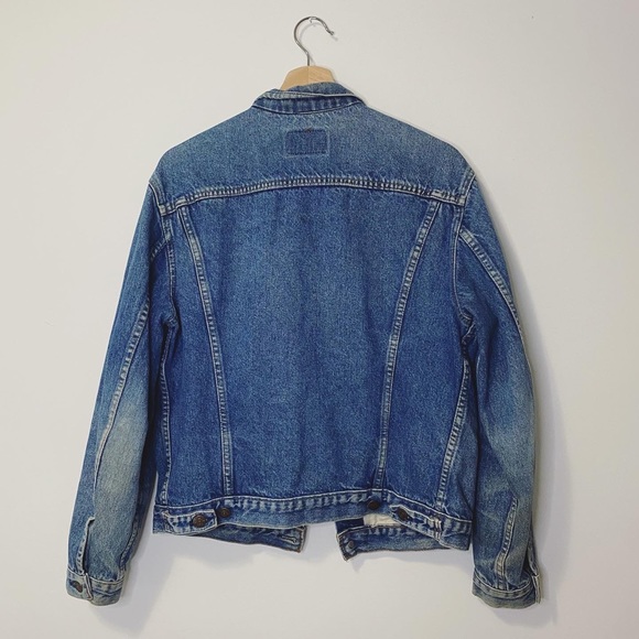 Vintage Levis Trucker Denim Jacket Mid Blue Size S - Picture 11 of 12